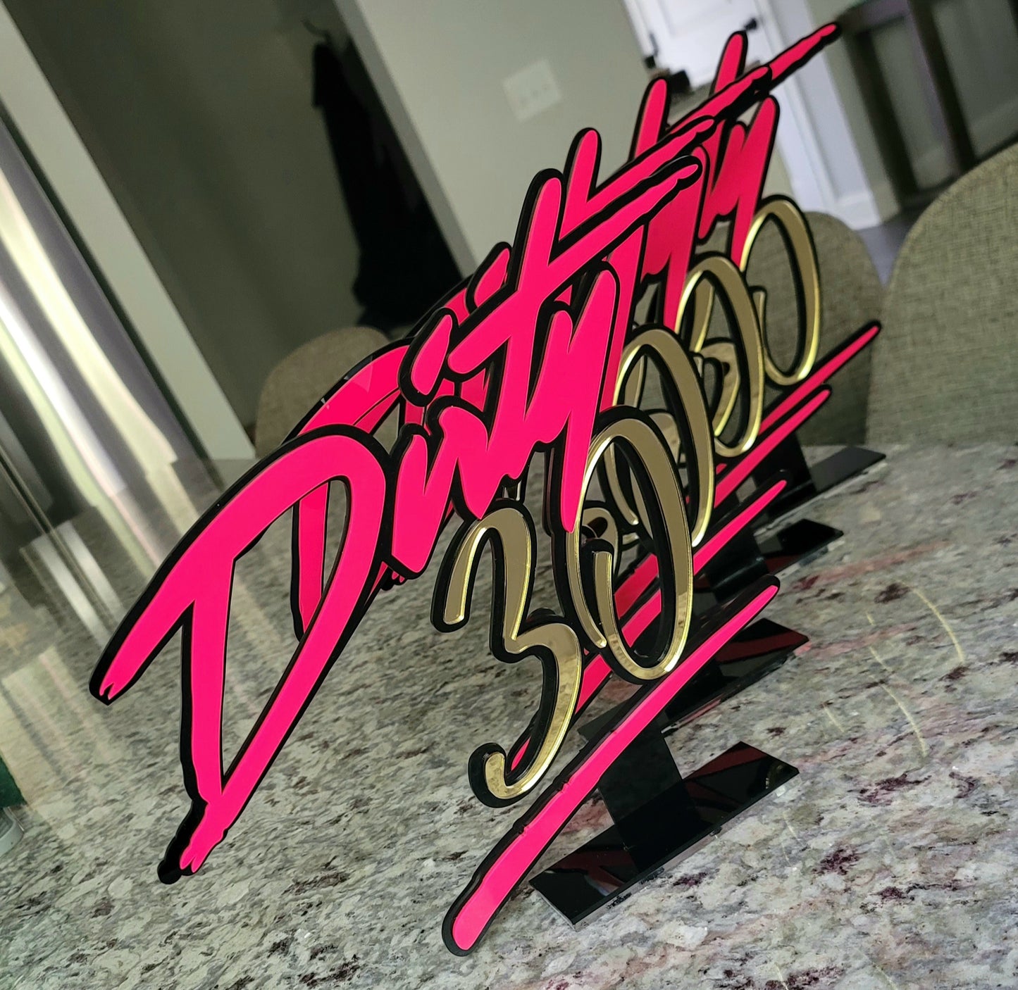 Dirty 30 Centerpiece