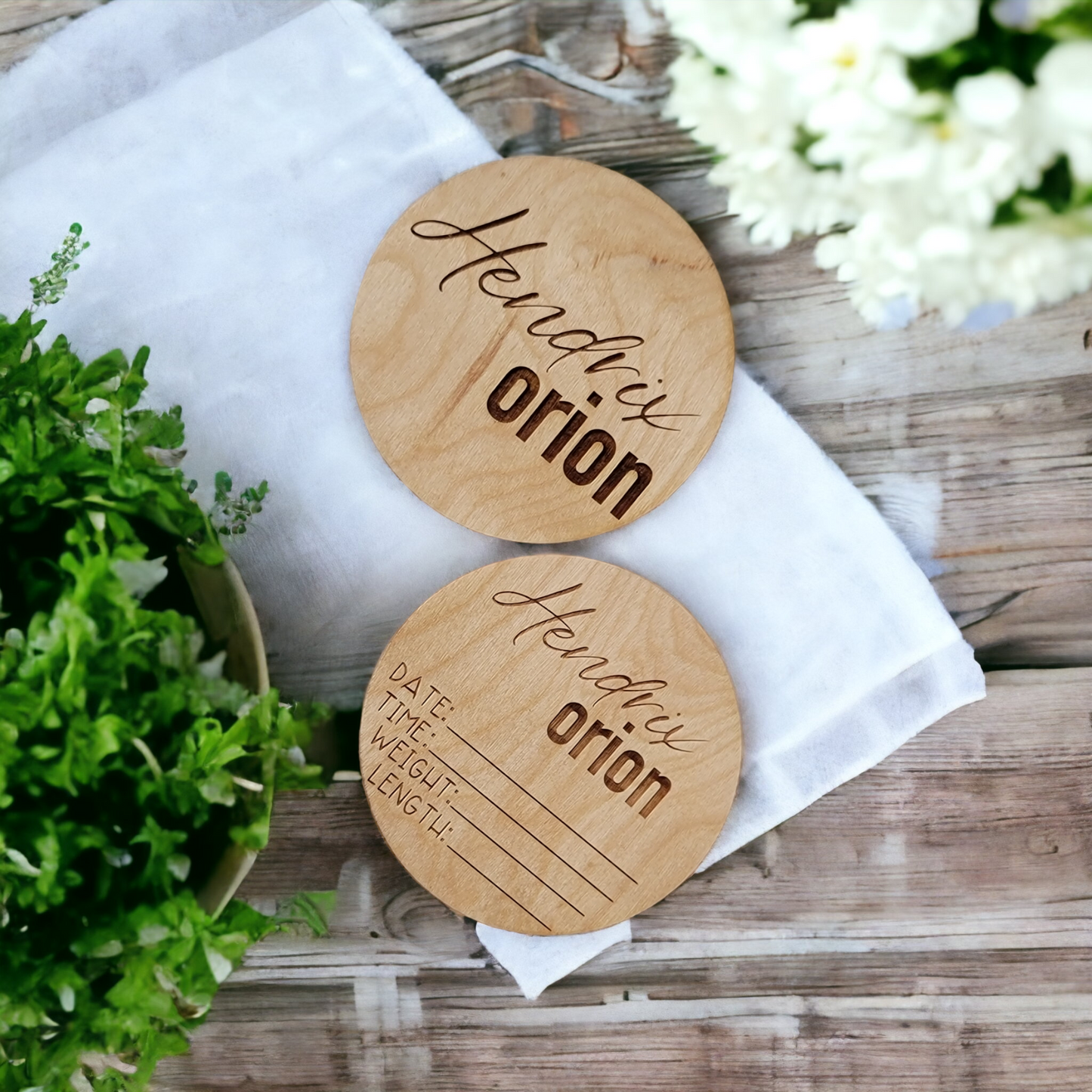 Baby Announcement Keepsake