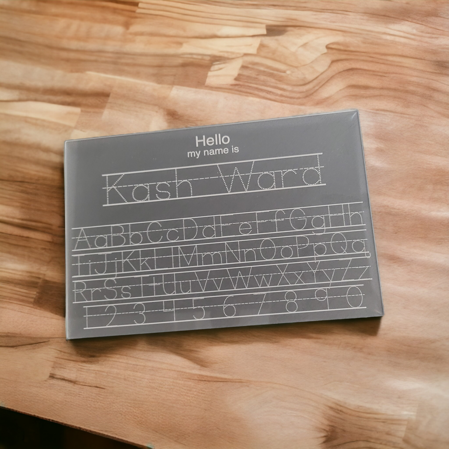 Personalized ABC Tracing Board