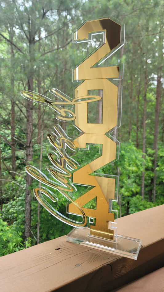 Graduation Centerpiece Display